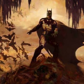 Batman art 4k wallpaper