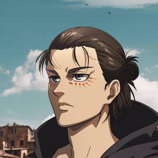 Eren Yeager 4k iPhone wallpaper