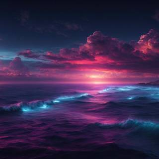 Blue ocean 4k wallpaper