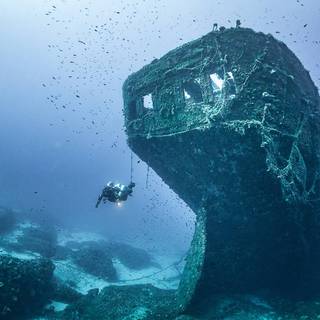 Underwater diving wallpaper