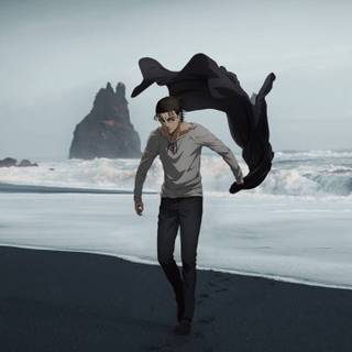 Eren Yeager 4k iPhone wallpaper