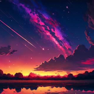 4k sunset desktop wallpaper