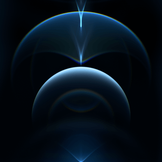 iPhone 11 Pro Max blue wallpaper