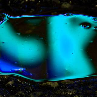 Neon blue iPhone wallpaper