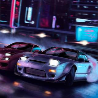 Tokyo Drift phone wallpaper