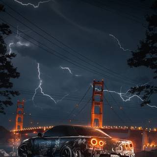 Tokyo Drift phone wallpaper