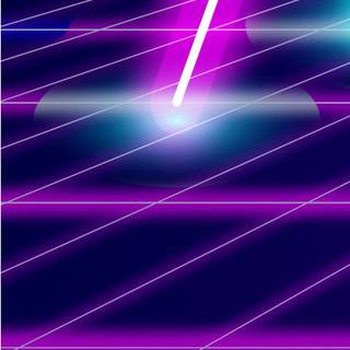 Neon blue iPhone wallpaper