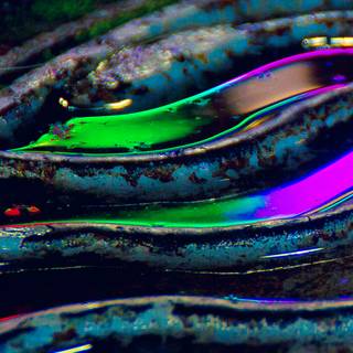 Neon blue iPhone wallpaper