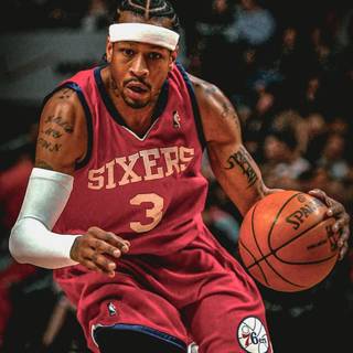 Allen Iverson phone wallpaper