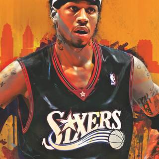 Allen Iverson phone wallpaper