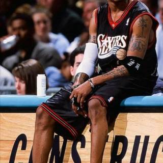 Allen Iverson phone wallpaper