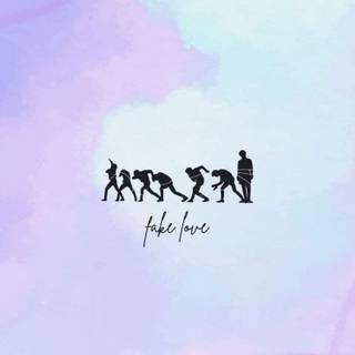 Aesthetic BTS phone wallpaper