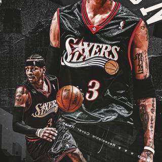 Allen Iverson phone wallpaper