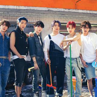 BTS iPhone HD wallpaper