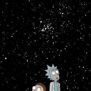 Rick and Morty iPhone XR wallpaper