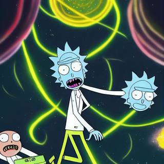 Rick and Morty iPhone XR wallpaper