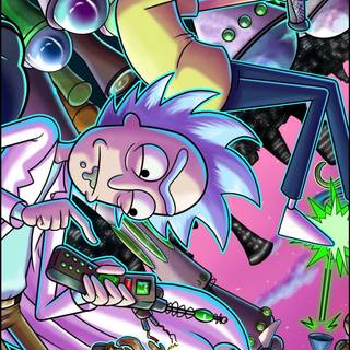 Rick and Morty iPhone XR wallpaper