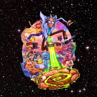 Rick and Morty iPhone XR wallpaper
