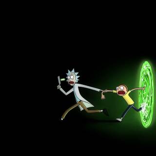 Rick and Morty iPhone XR wallpaper