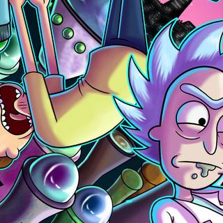 Rick and Morty iPhone XR wallpaper