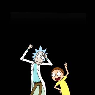 Rick and Morty iPhone XR wallpaper