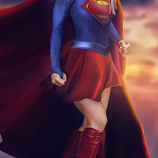 Supergirl iPhone wallpaper