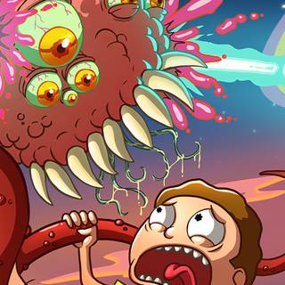 Rick and Morty iPhone XR wallpaper