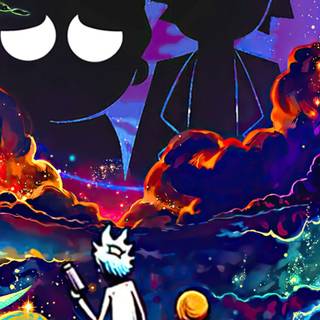 Rick and Morty iPhone XR wallpaper