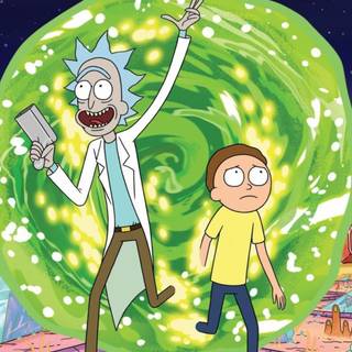 Rick and Morty iPhone XR wallpaper
