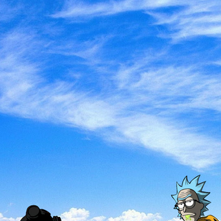 Rick and Morty iPhone XR wallpaper