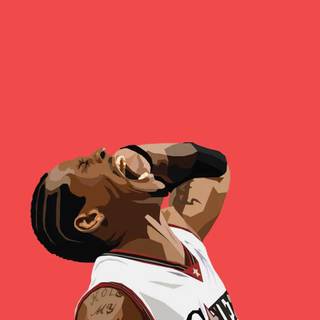 Allen Iverson phone wallpaper