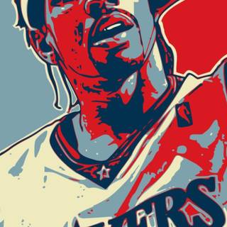Allen Iverson phone wallpaper
