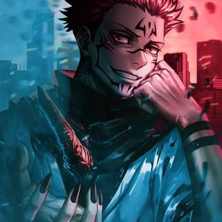 Sukuna and Itadori wallpaper