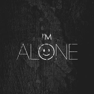 Alone word wallpaper