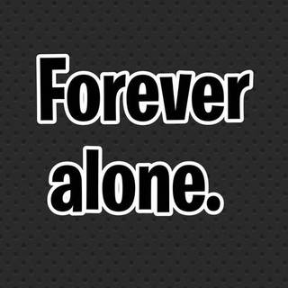 Alone word wallpaper