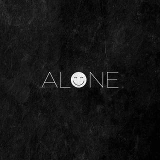 Alone word wallpaper