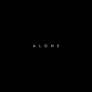 Alone word wallpaper