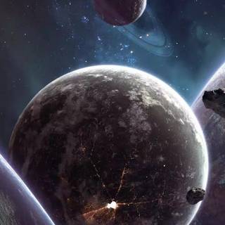 iPhone aesthetic galaxy wallpaper