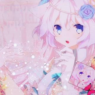 Cute pastel anime wallpaper