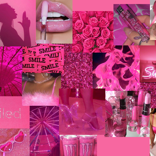 Dark pink aesthetic PC wallpaper