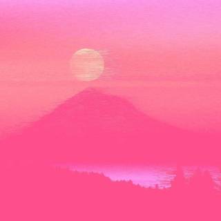 Dark pink aesthetic PC wallpaper