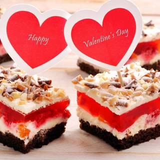 Valentine's Day bakery wallpaper