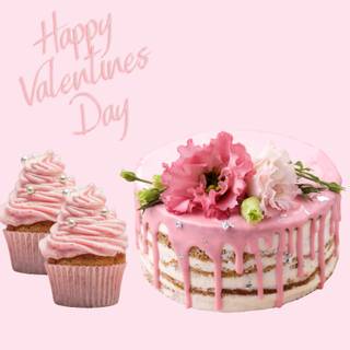 Valentine's Day bakery wallpaper