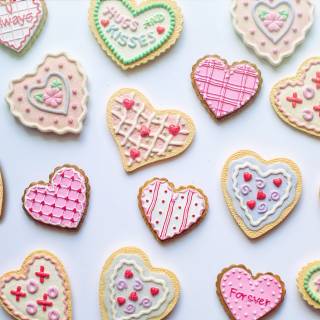 Valentine's Day bakery wallpaper
