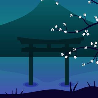 Chinese minimalist wallpaper