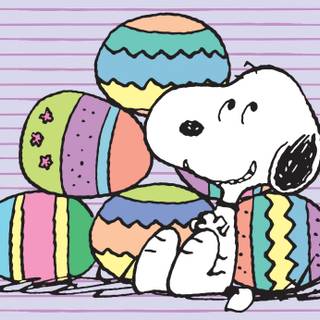 Snoppy Easter wallpaper