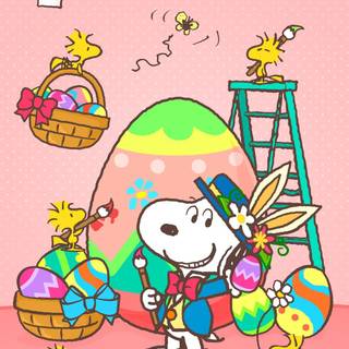 Snoppy Easter wallpaper