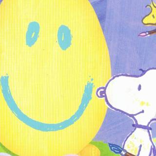 Snoppy Easter wallpaper