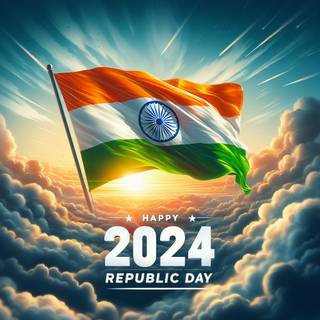 Happy Republic Day 2024 wallpaper
