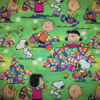 Snoppy Easter wallpaper